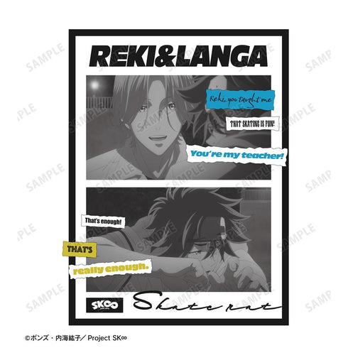 『SK∞ エスケーエイト』喜屋武 暦&馳河 ランガ 台詞BIGシルエットTシャツユニセックス【202509再販】